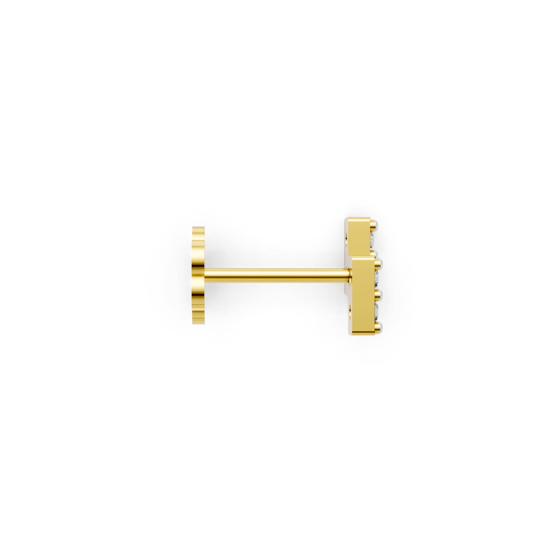 The Twin Beam Row  Peak Nose pin -   NPD243