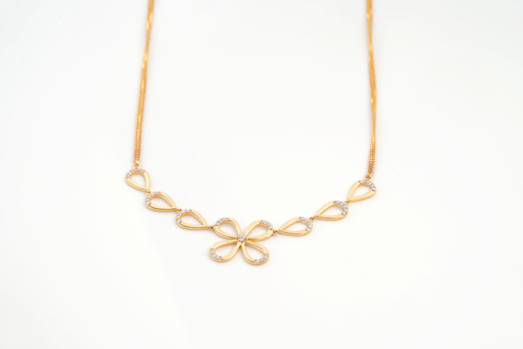 Delicate Beauty of Petals Necklace - NCD