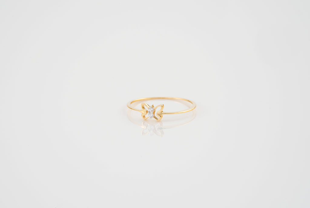 Golden Butterfly Grace Ring - RGD843
