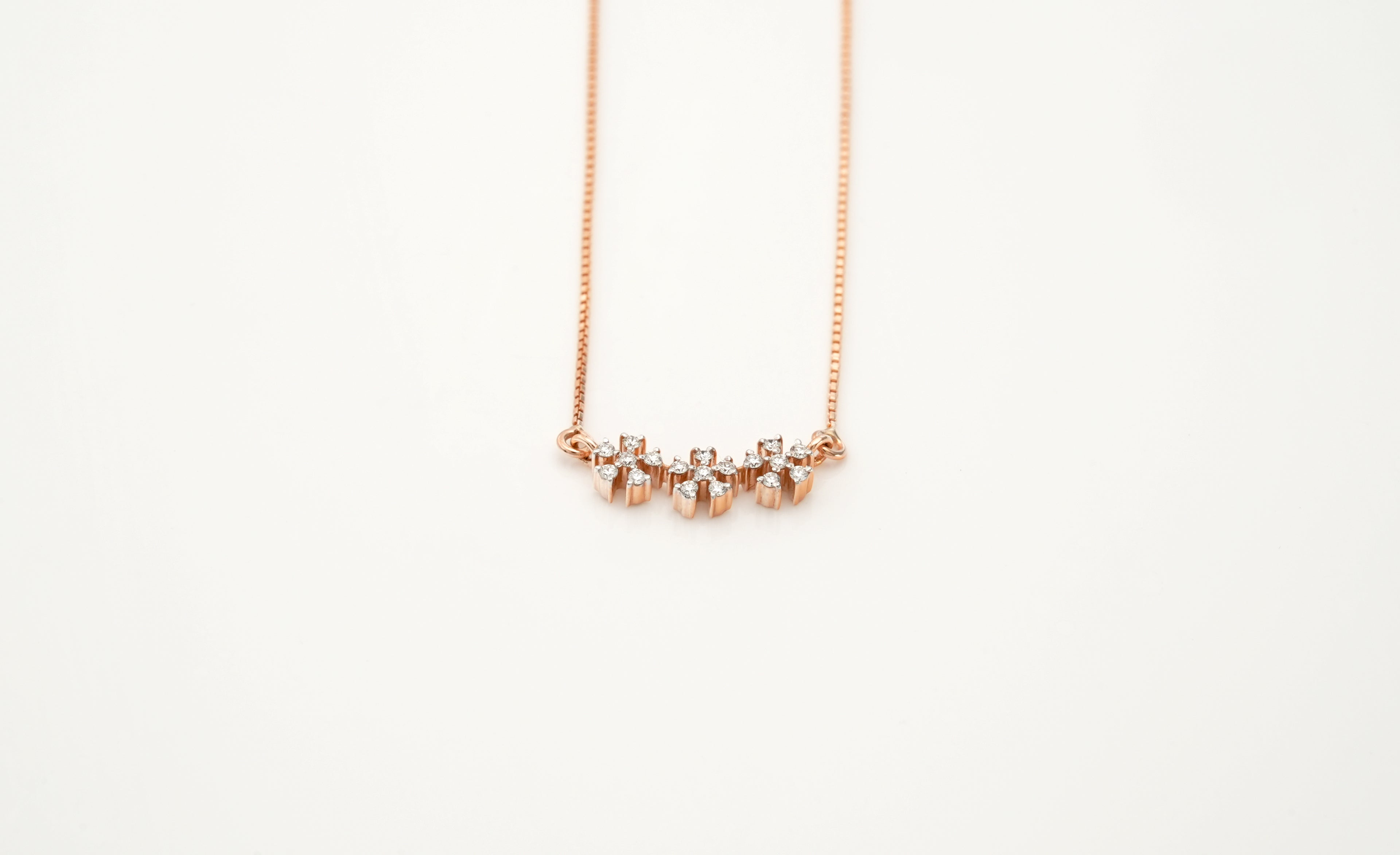 Diamond Starflower Pendants  -PDH45