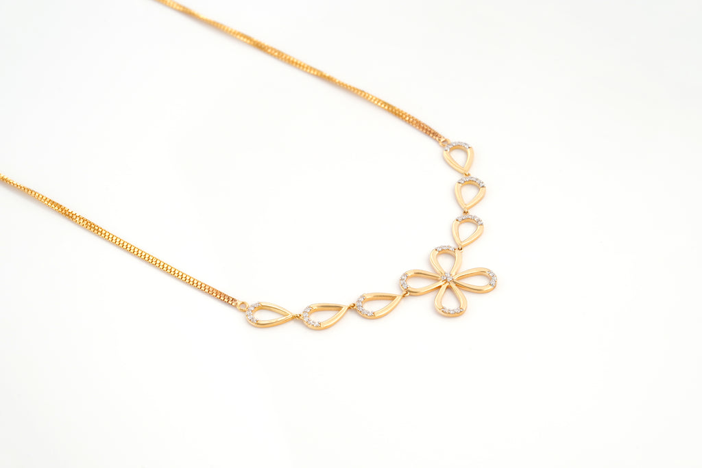 Delicate Beauty of Petals Necklace - NCD