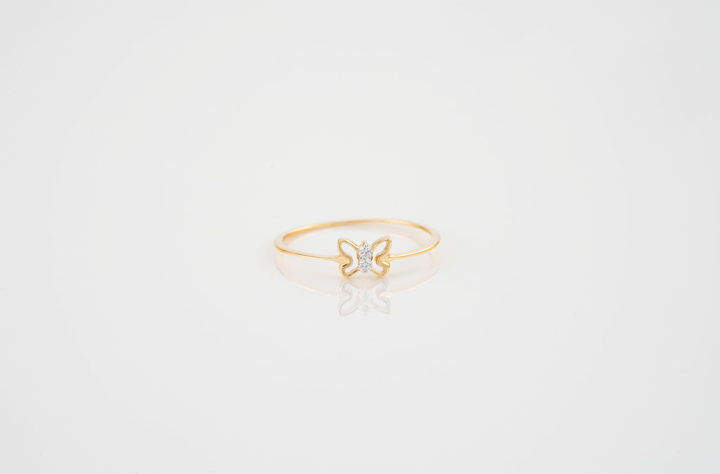 Golden Butterfly Grace Ring - RGD843