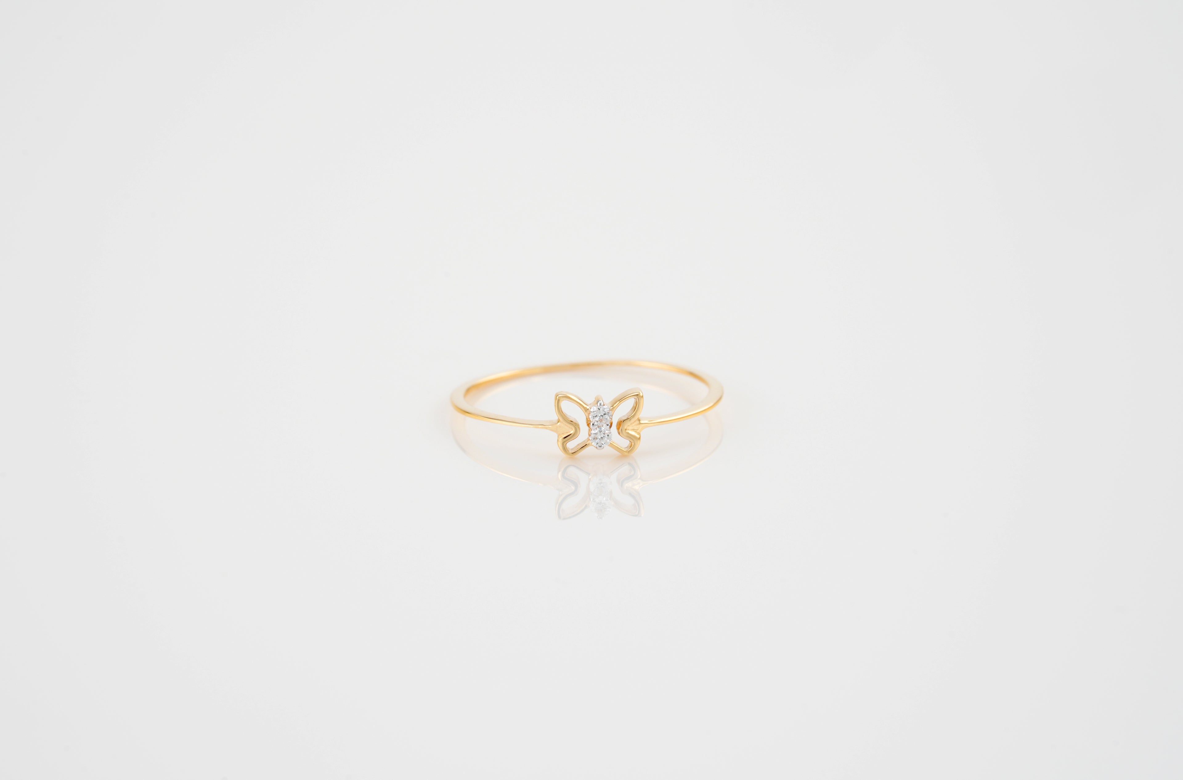 Golden Butterfly Grace Ring - RGD843