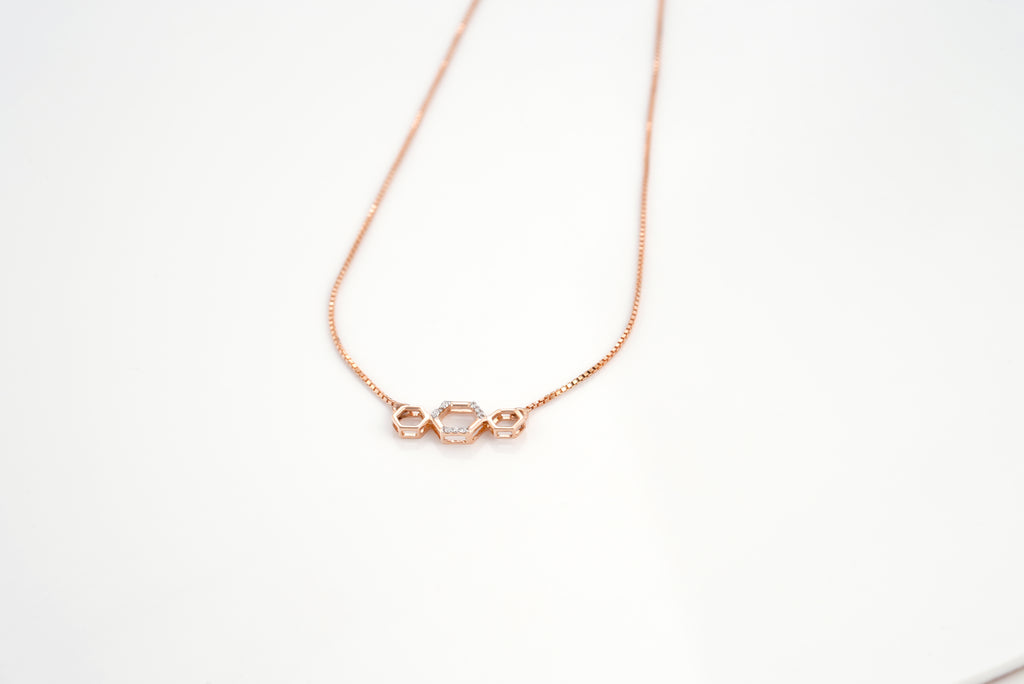 Hexa Trinity Necklace - PND