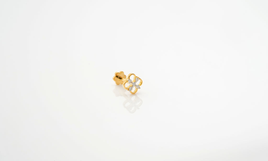 Golden Clover nosepin  - NSTDD79