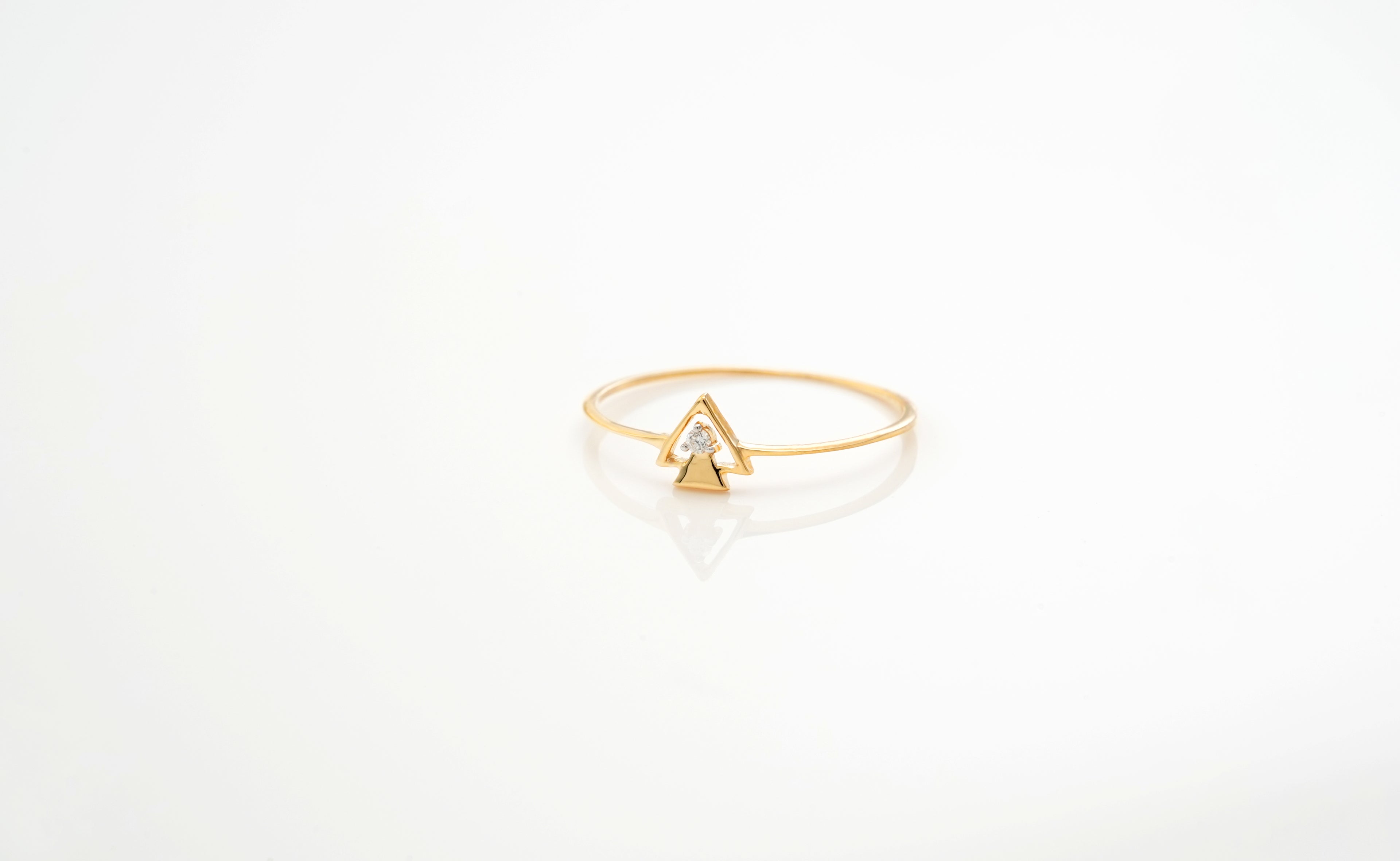 Twin Triangle Spark Ring  - RGD