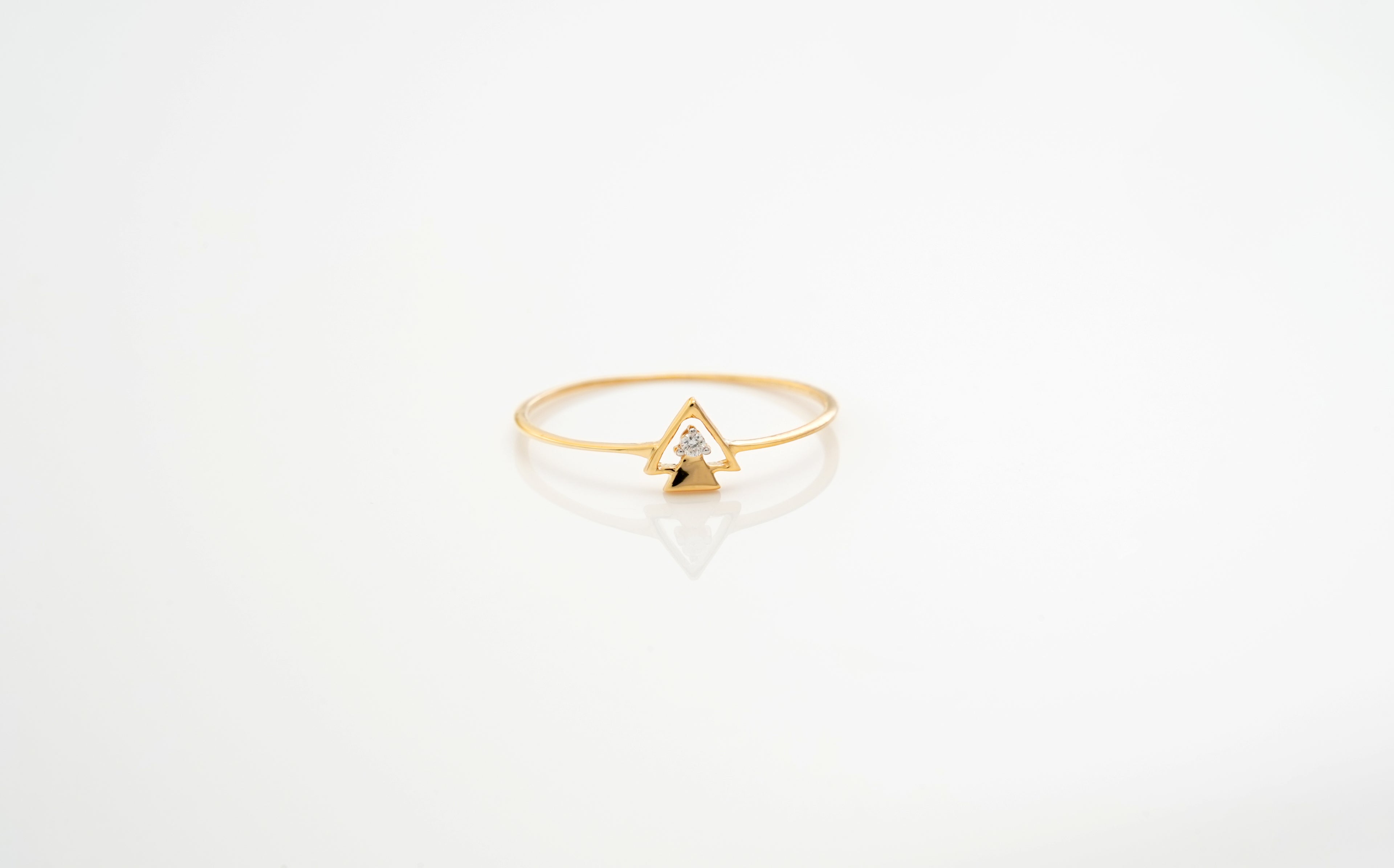 Twin Triangle Spark Ring  - RGD