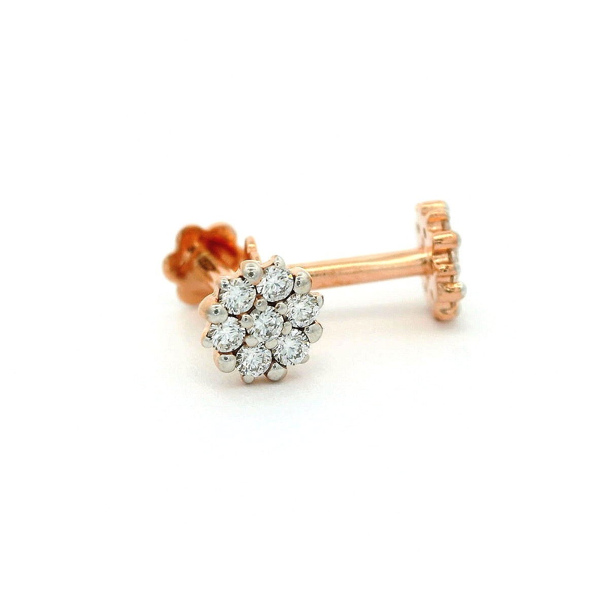 Stellar Halo Diamond Studs  - 2STDD10