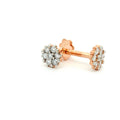 Stellar Halo Diamond Studs  - 2STDD10