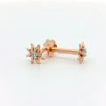 Celestial Point Diamond Studs   - 2stdd11