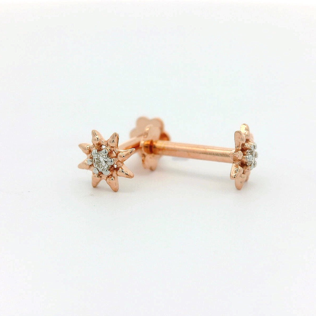 Celestial Point Diamond Studs   - 2stdd11