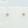 Modern Crest Diamond Studs  - 2stdd14