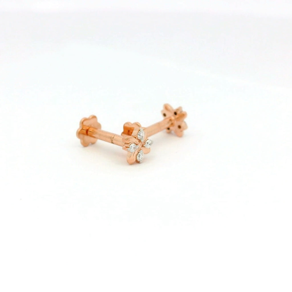 Petite Petal Diamond Studs   - 2stdd30