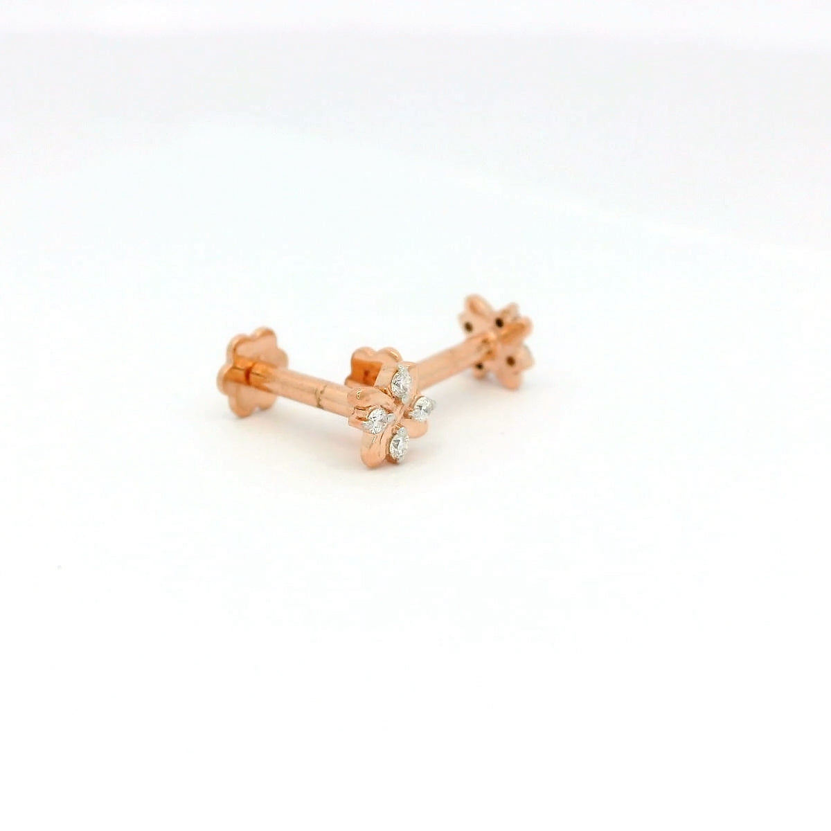 Petite Petal Diamond Studs   - 2stdd30