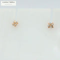 Petite Petal Diamond Studs   - 2stdd30
