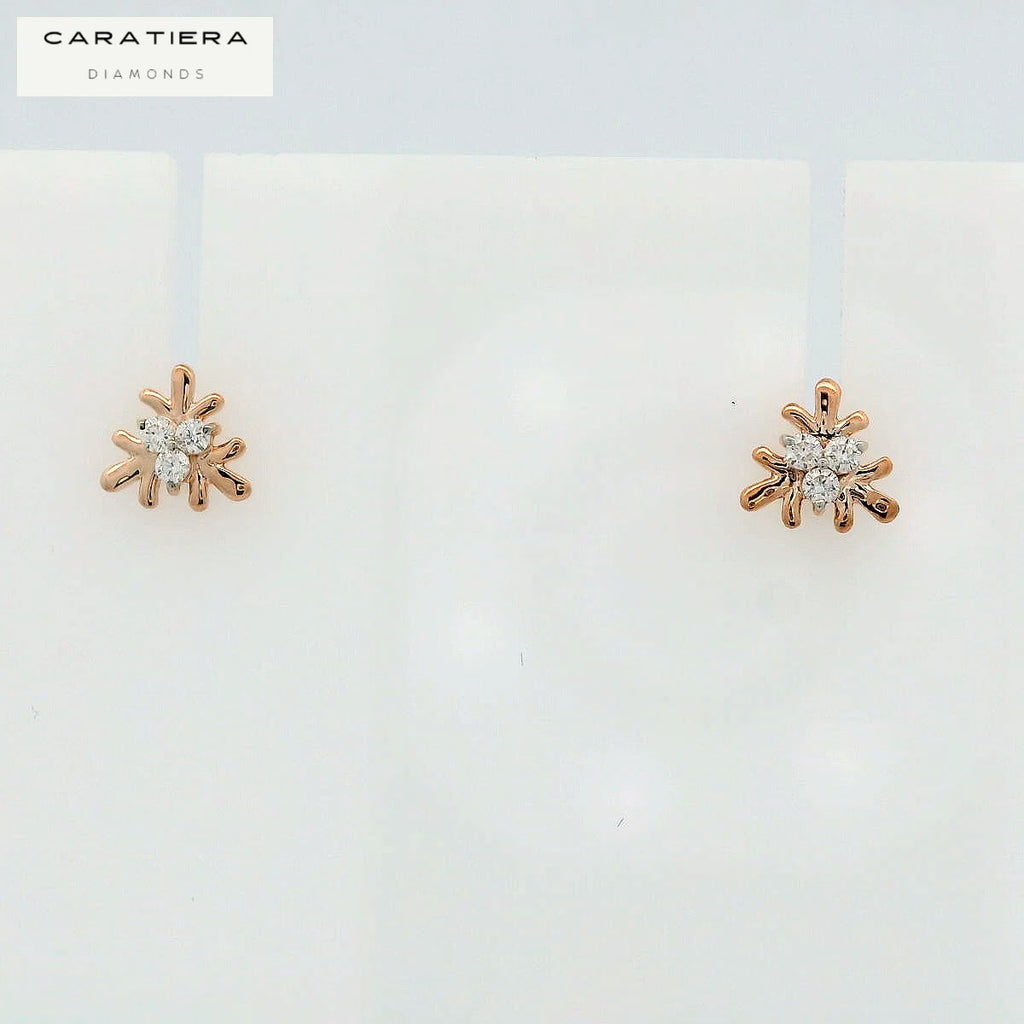 Petite Petal Diamond Studs  - 2STDD4