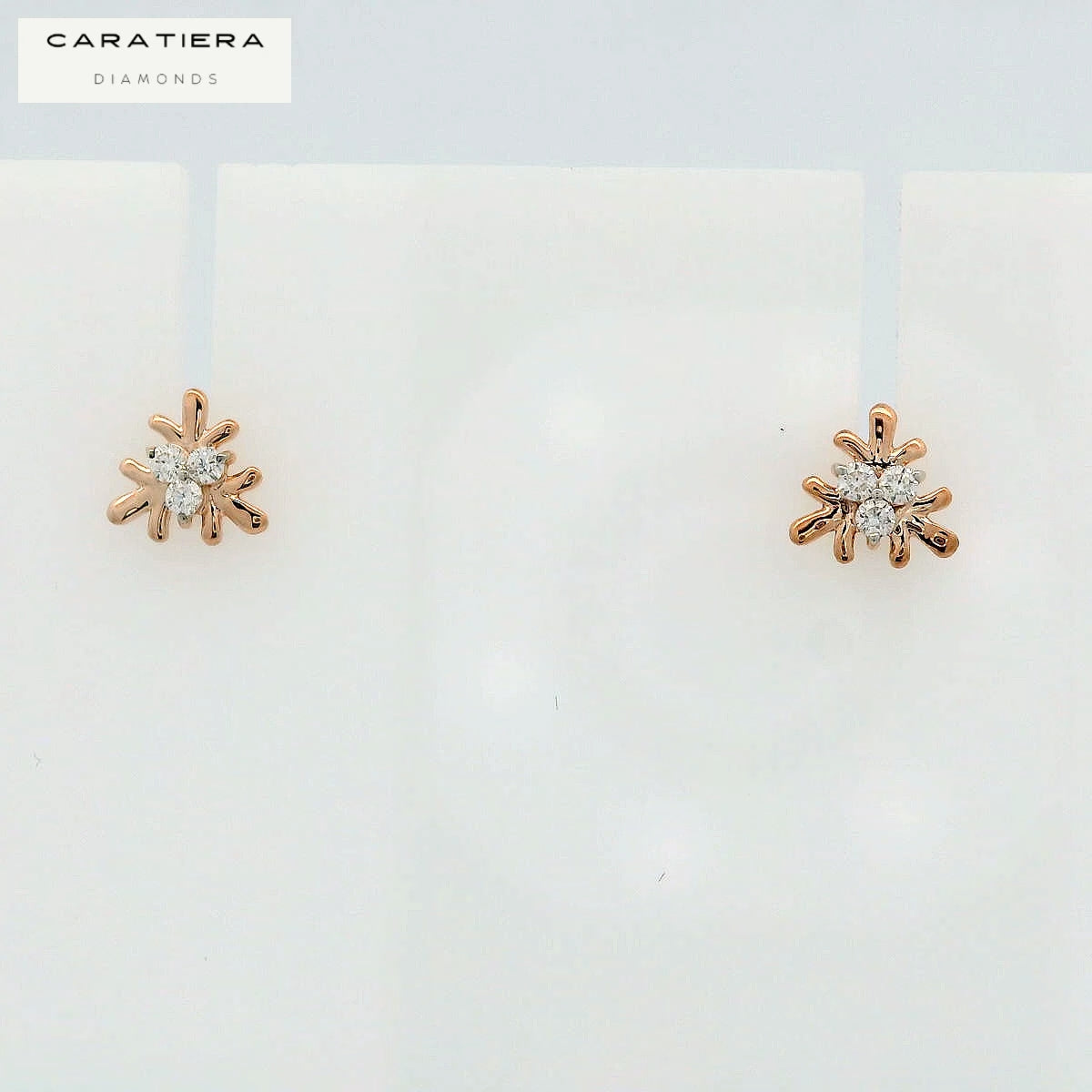 Petite Petal Diamond Studs  - 2STDD4