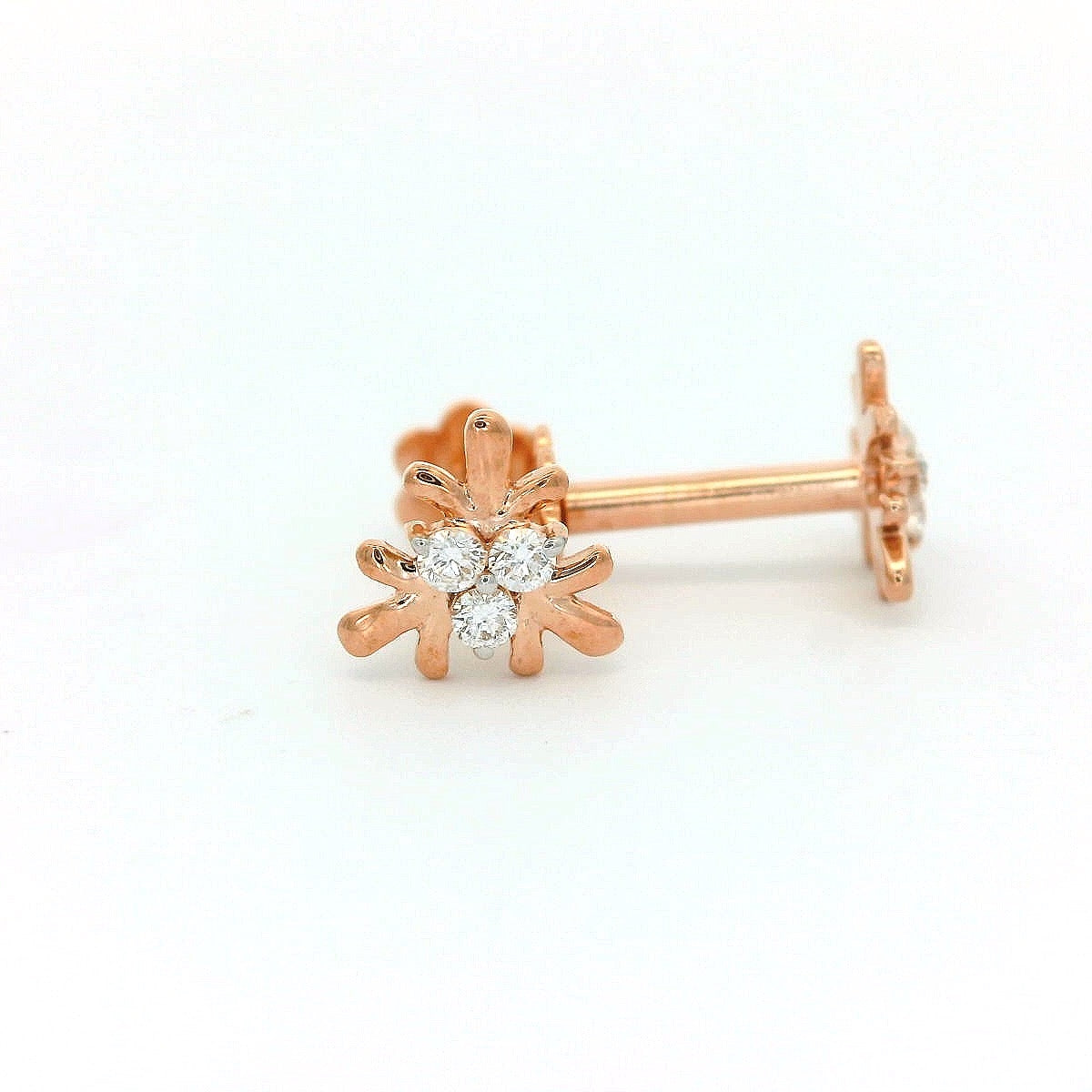 Petite Petal Diamond Studs  - 2STDD4