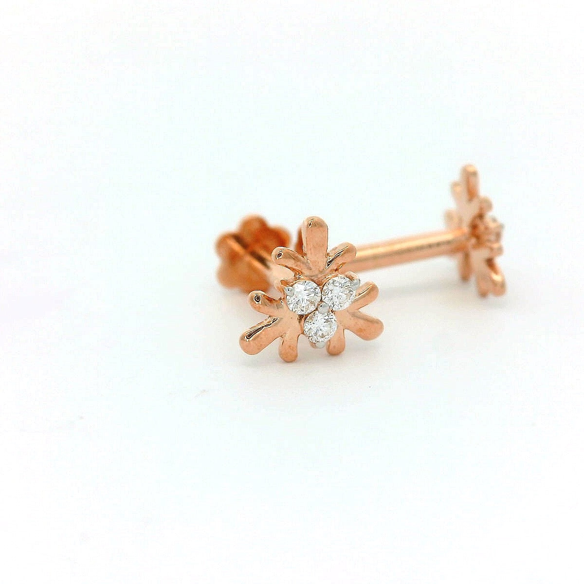 Petite Petal Diamond Studs  - 2STDD4