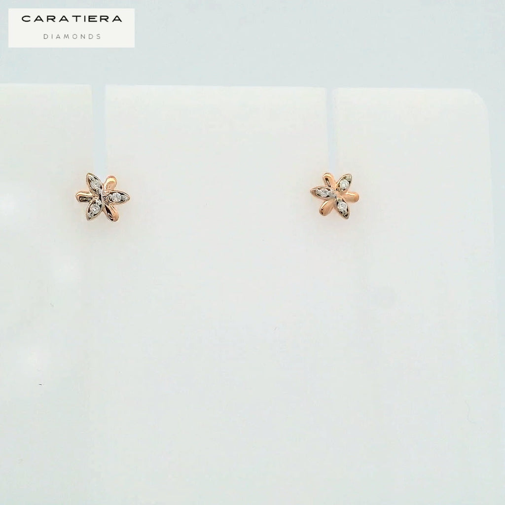 Petal Trio Diamond Studs  - 2STDD9