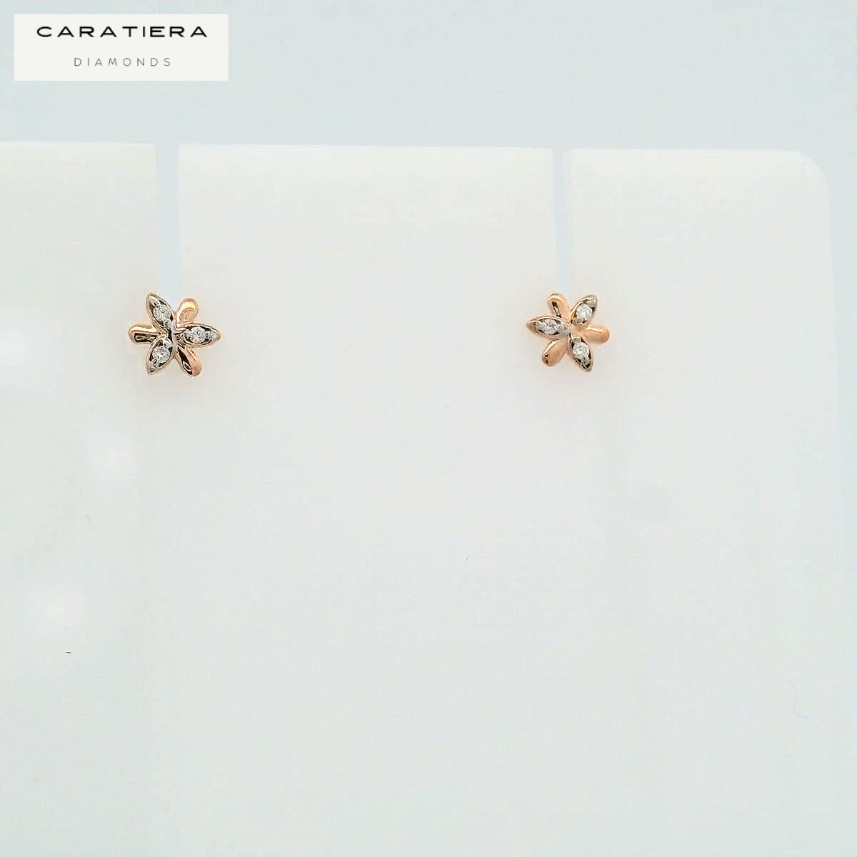 Petal Trio Diamond Studs  - 2STDD9