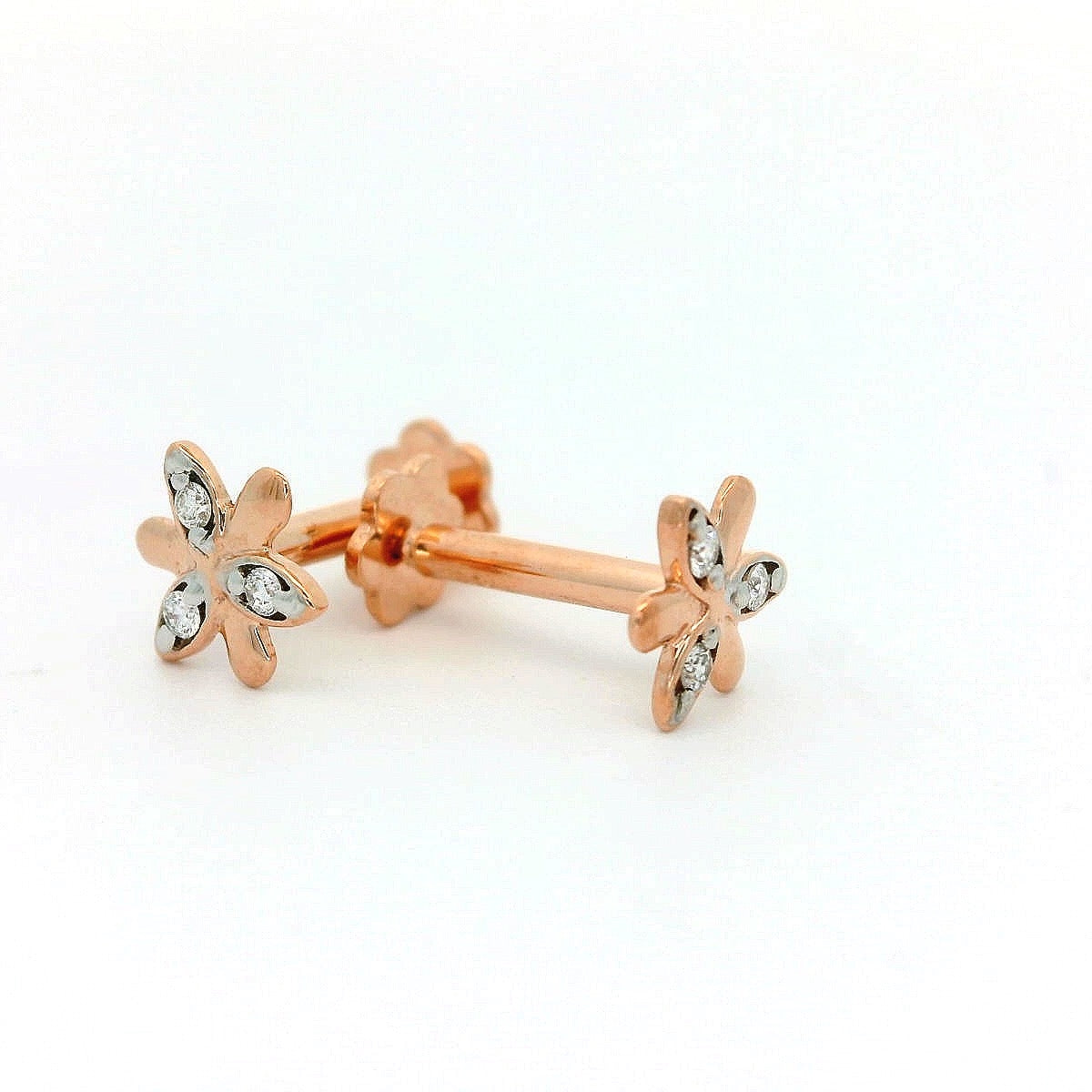Petal Trio Diamond Studs  - 2STDD9