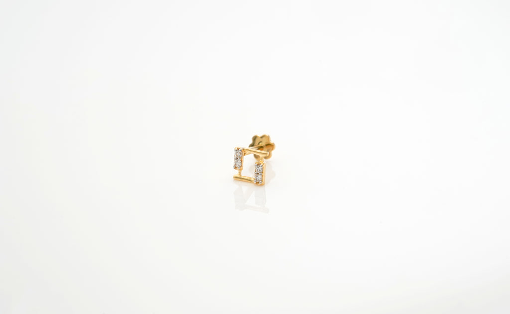 Diamond Frame Nosepin  -NPD249