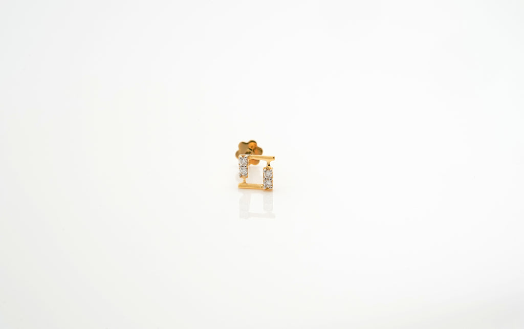 Diamond Frame Nosepin  -NPD249