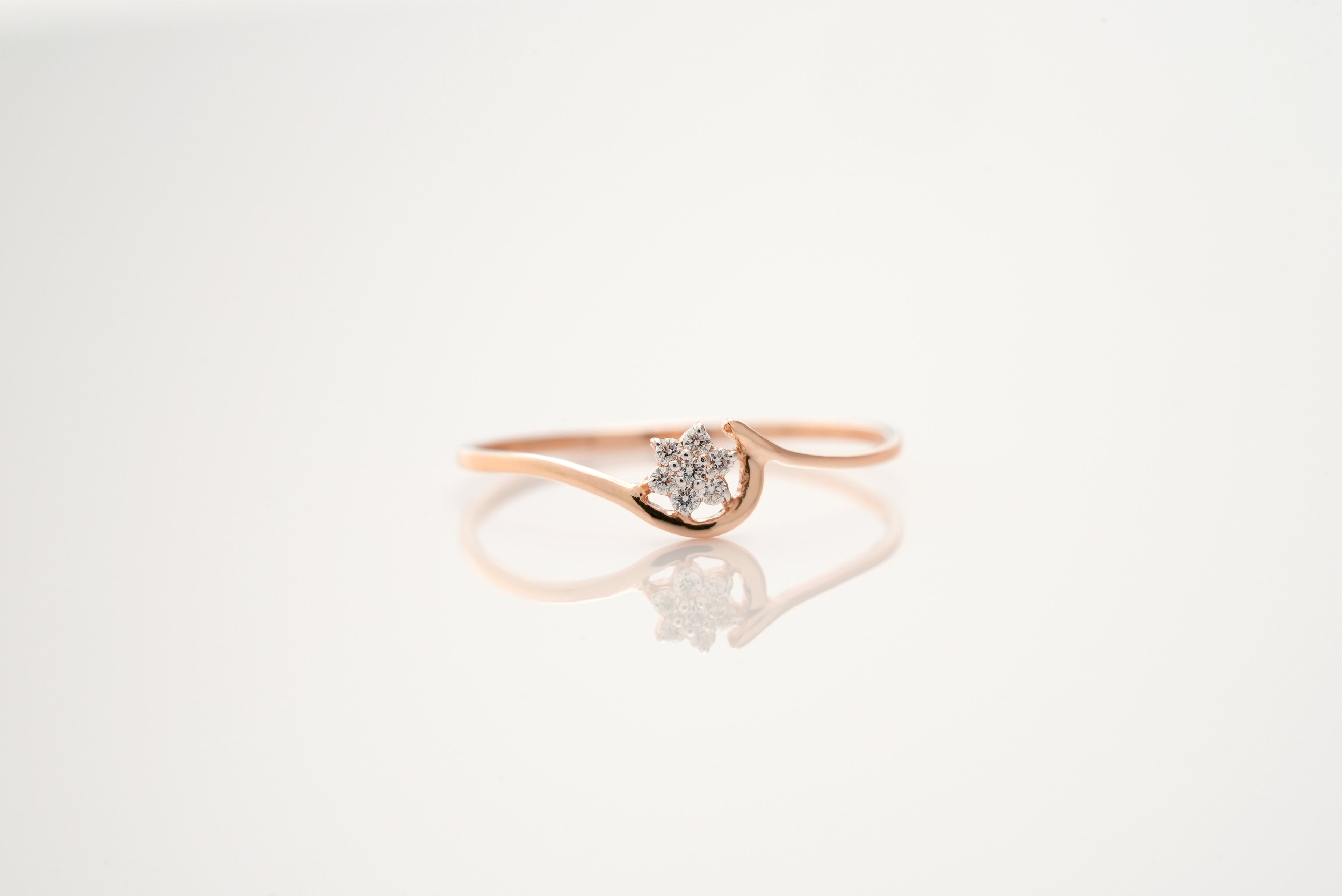 Floral Arc Ring  - RGD