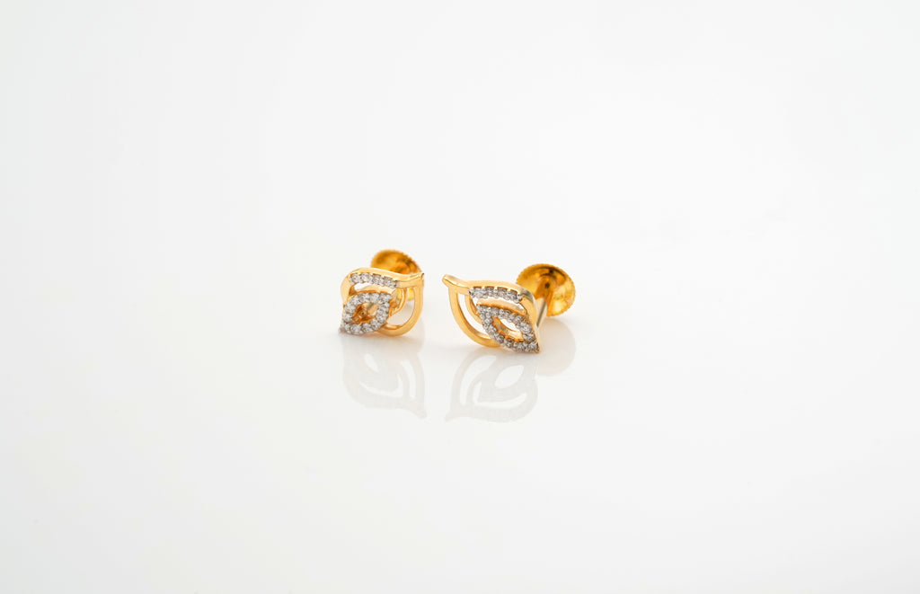 Gleaming Flora Earrings - STDD303
