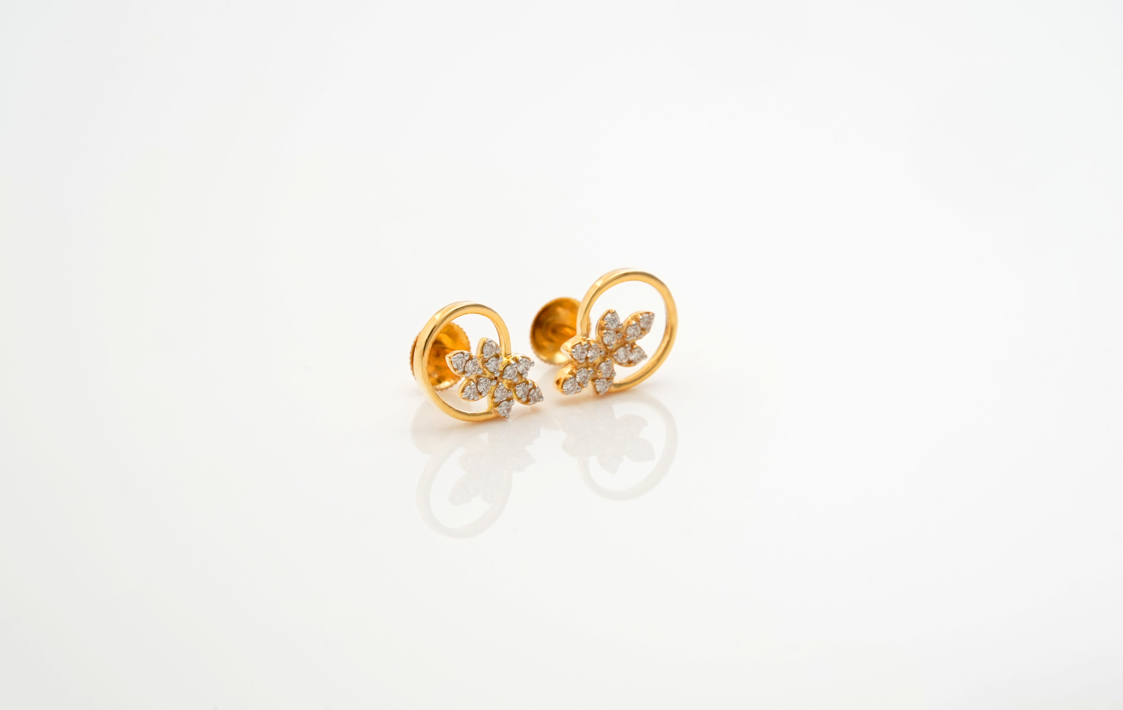 Floral Beauty Earrings  - STDD369