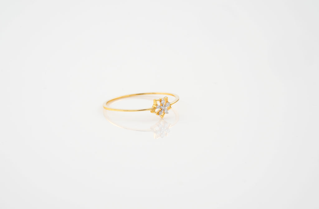 Floral Star Diamond Ring - RGD941