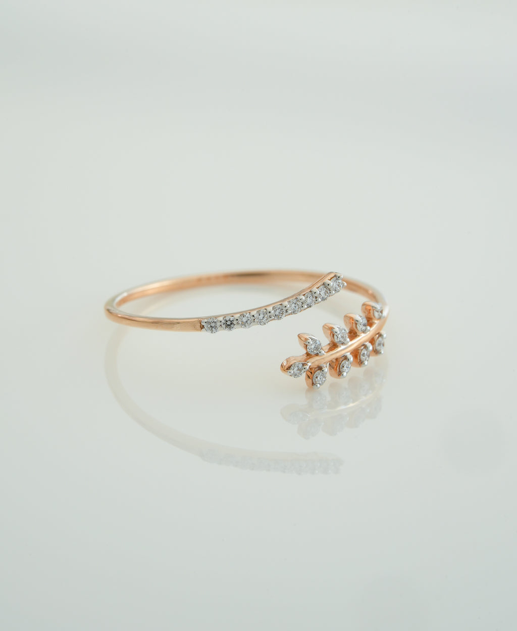 Golden Leaf Harmony Ring  - RGD214