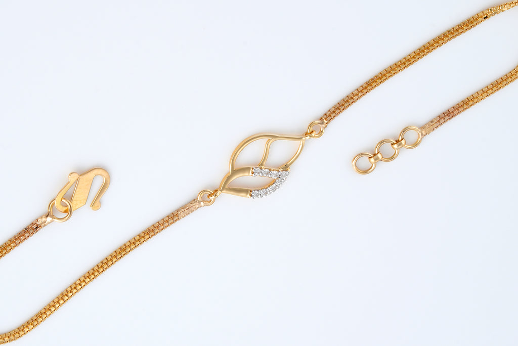 Diamond Leaflet Bracelet  - TBC105