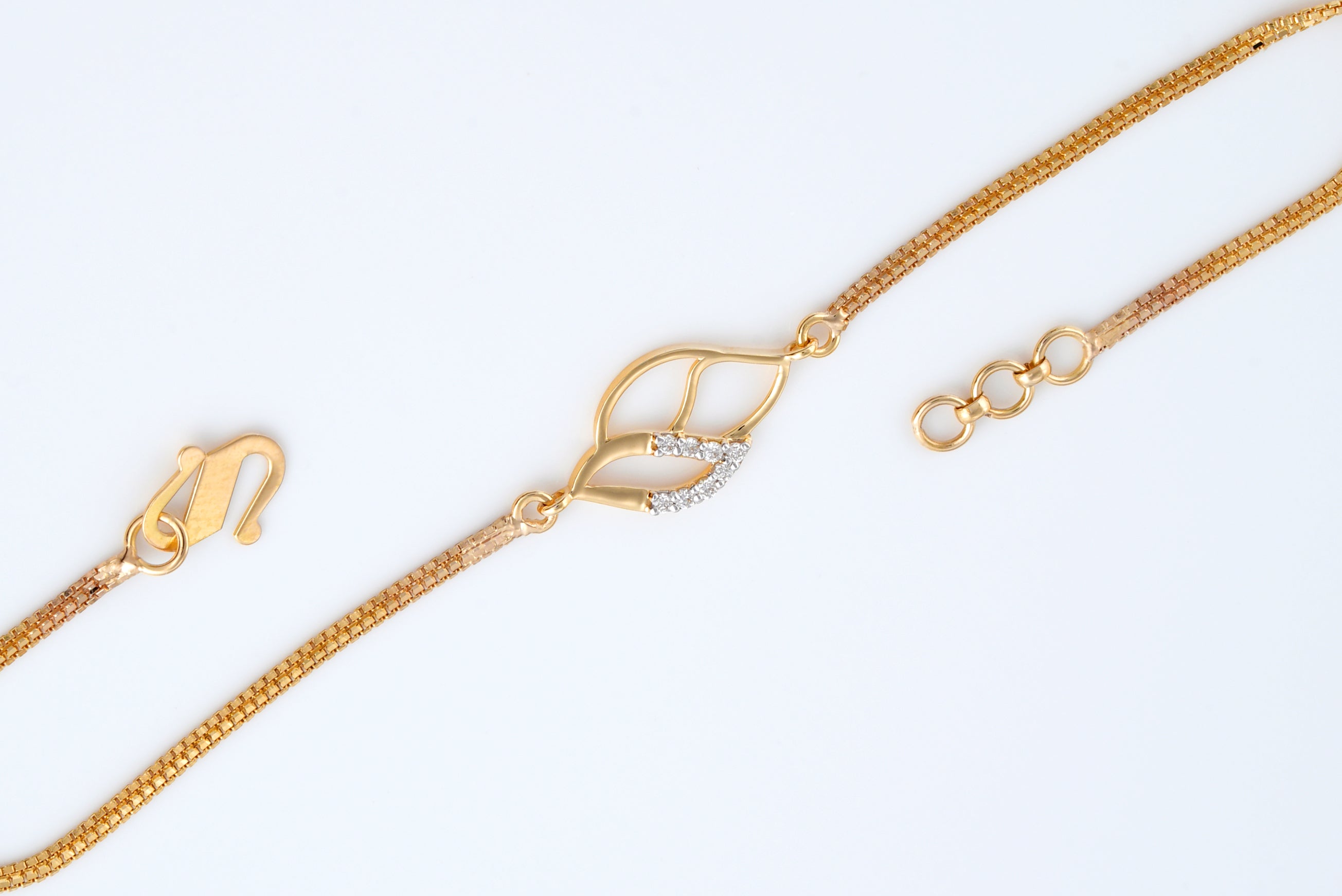 Diamond Leaflet Bracelet  - TBC105