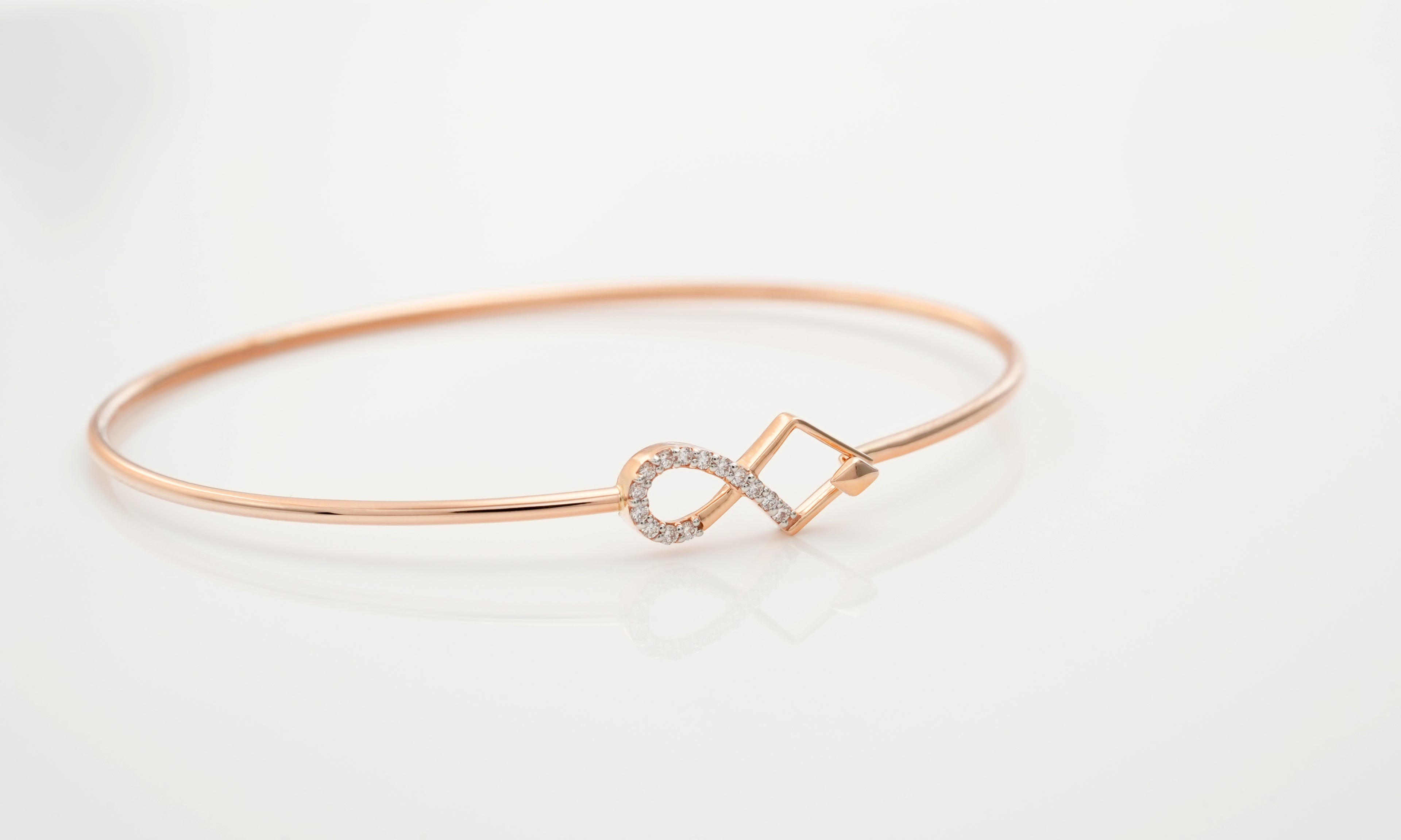 Infinity Arrow Bangle  -PBD