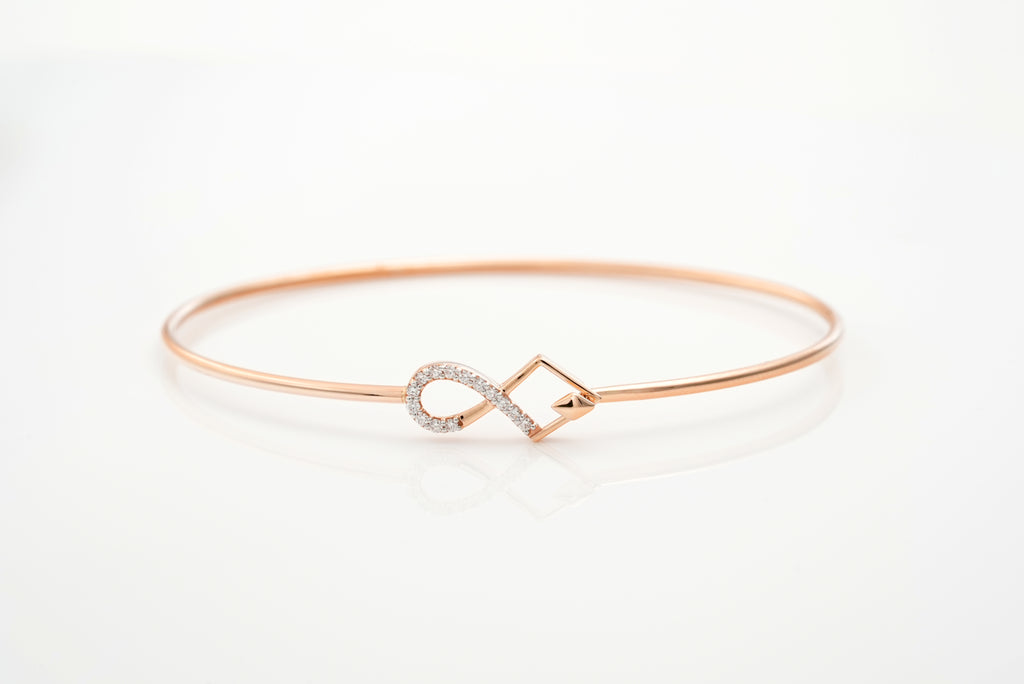 Infinity Arrow Bangle  -PBD