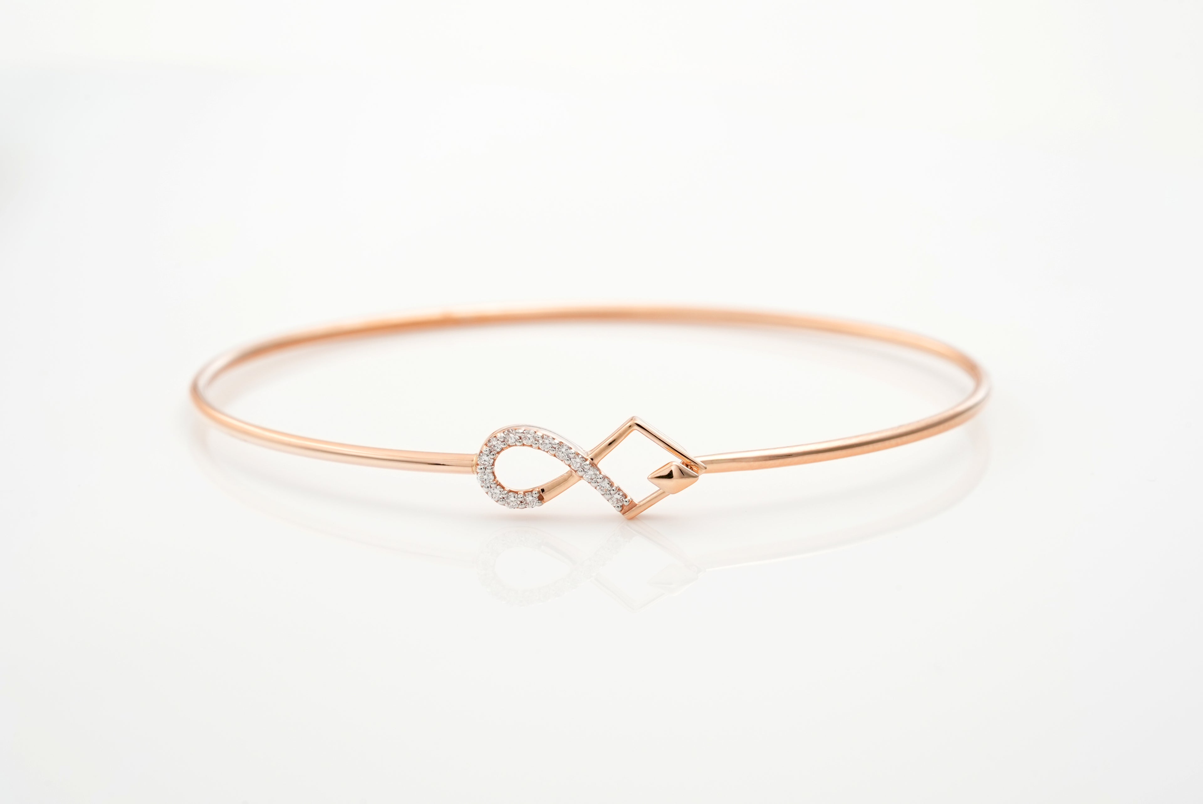 Infinity Arrow Bangle  -PBD
