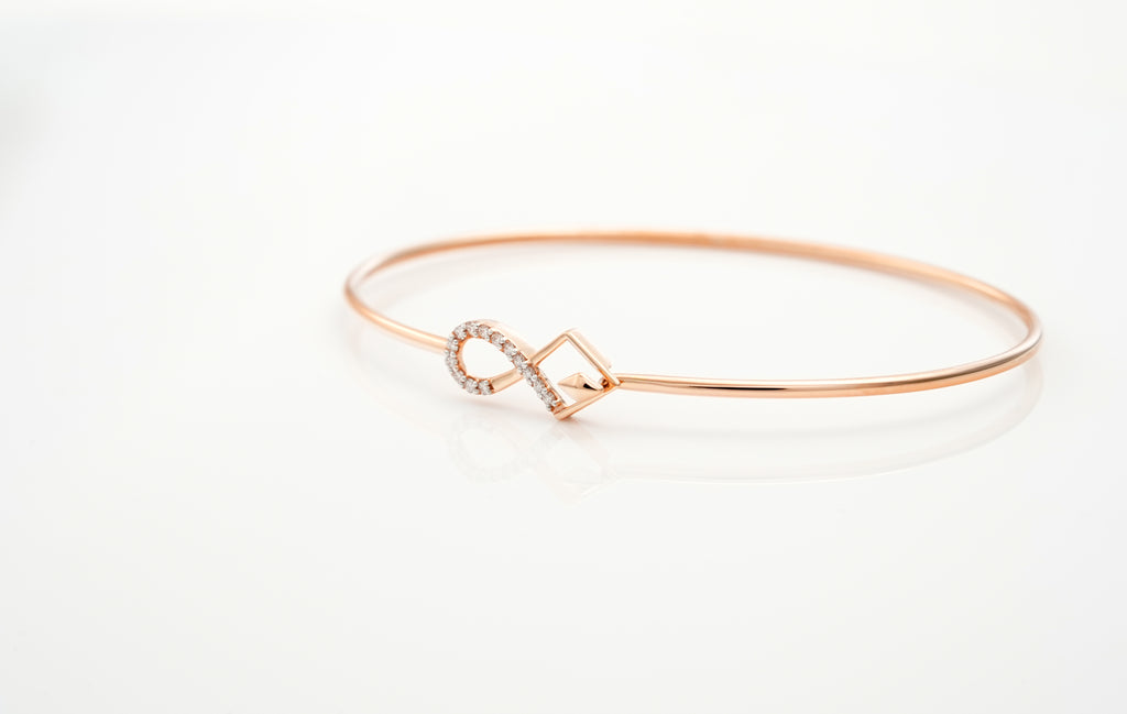 Infinity Arrow Bangle  -PBD