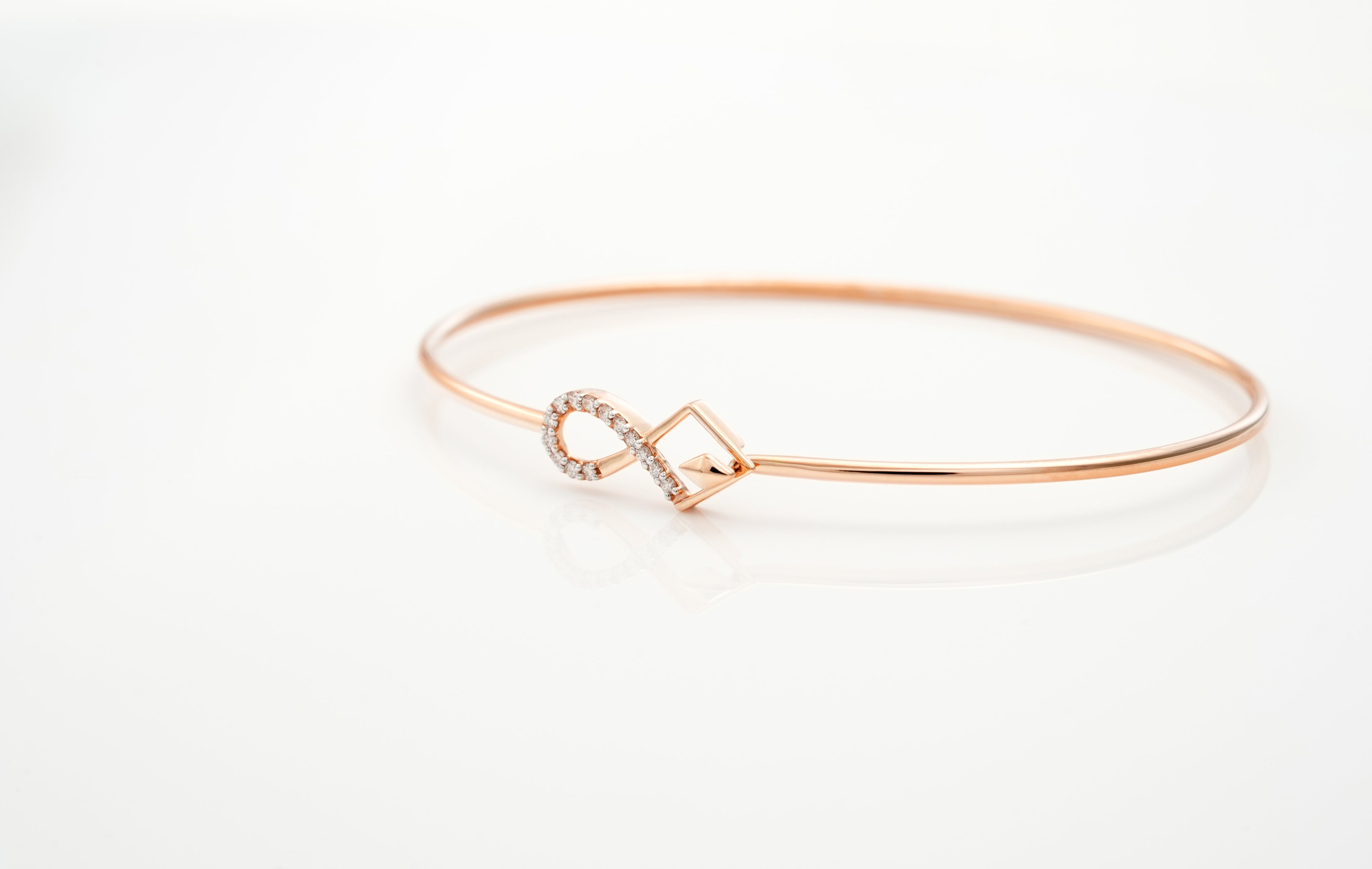 Infinity Arrow Bangle  -PBD