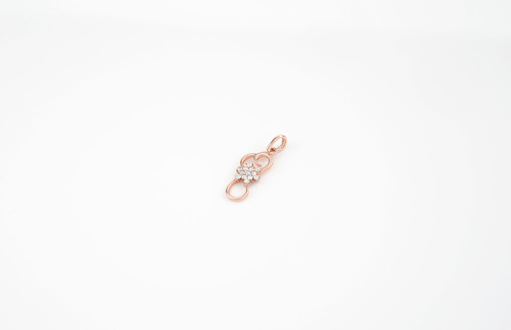 FLORAL ARUA DIAMOND PENDANT- PND 368