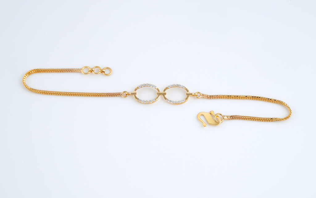 Two elegant oval Bracelets  - TBC206
