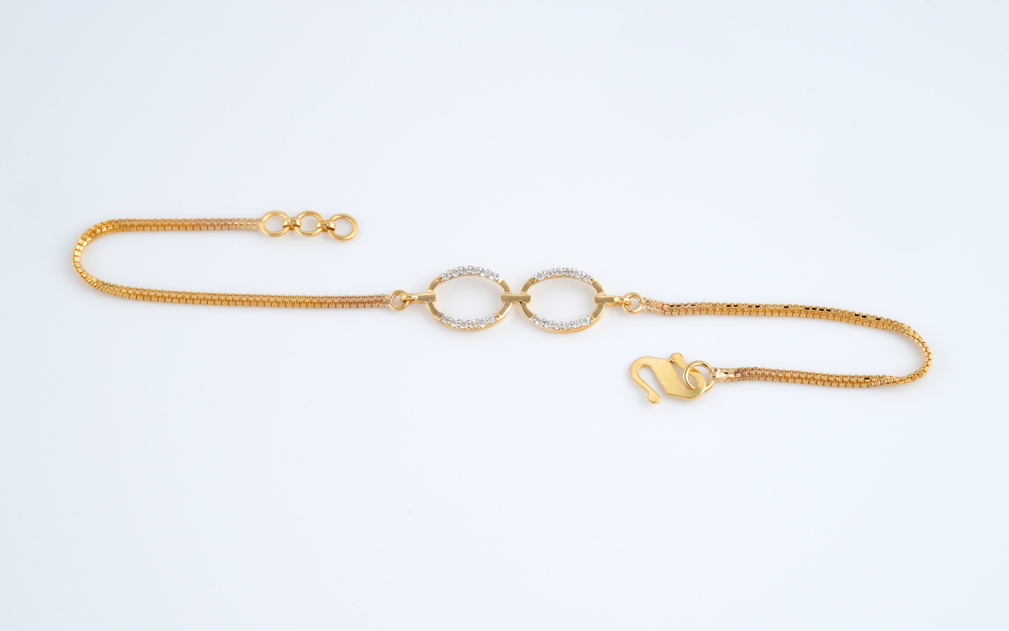 Two elegant oval Bracelets  - TBC206