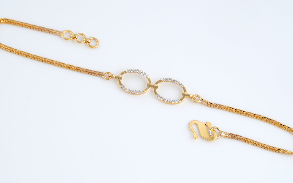 Two elegant oval Bracelets  - TBC206
