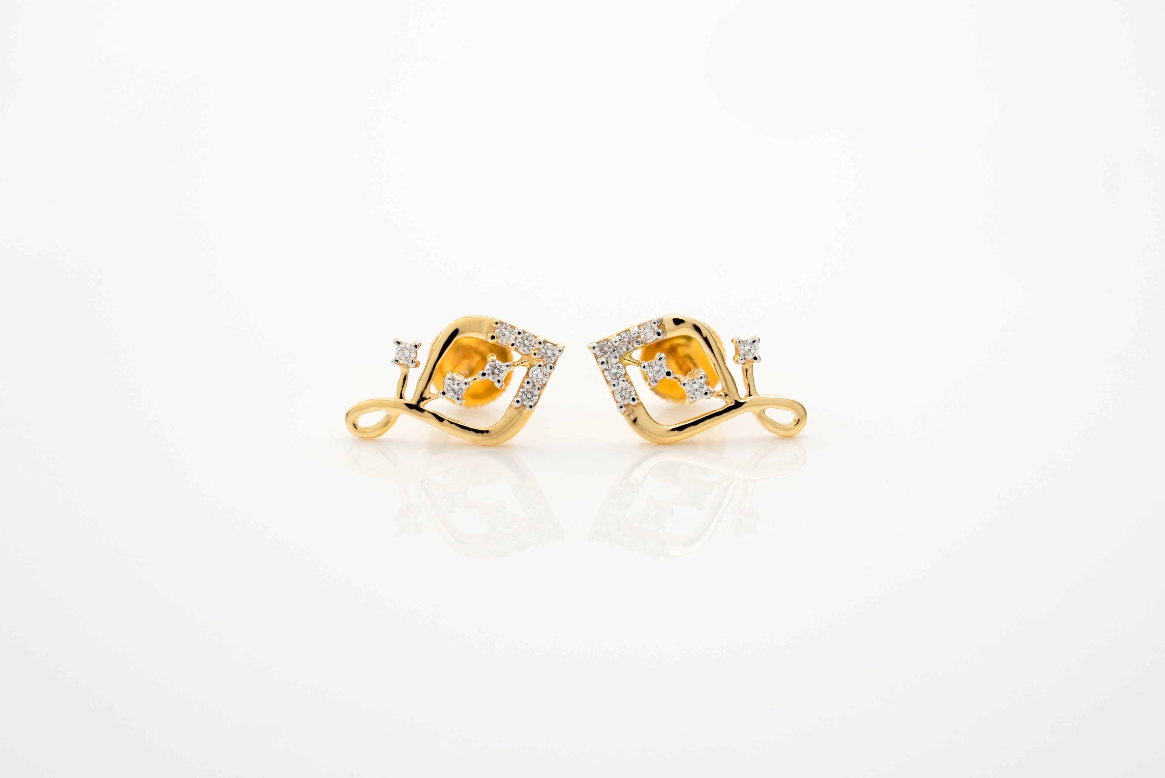 Ever leaf Sparkle Earring - STDD623