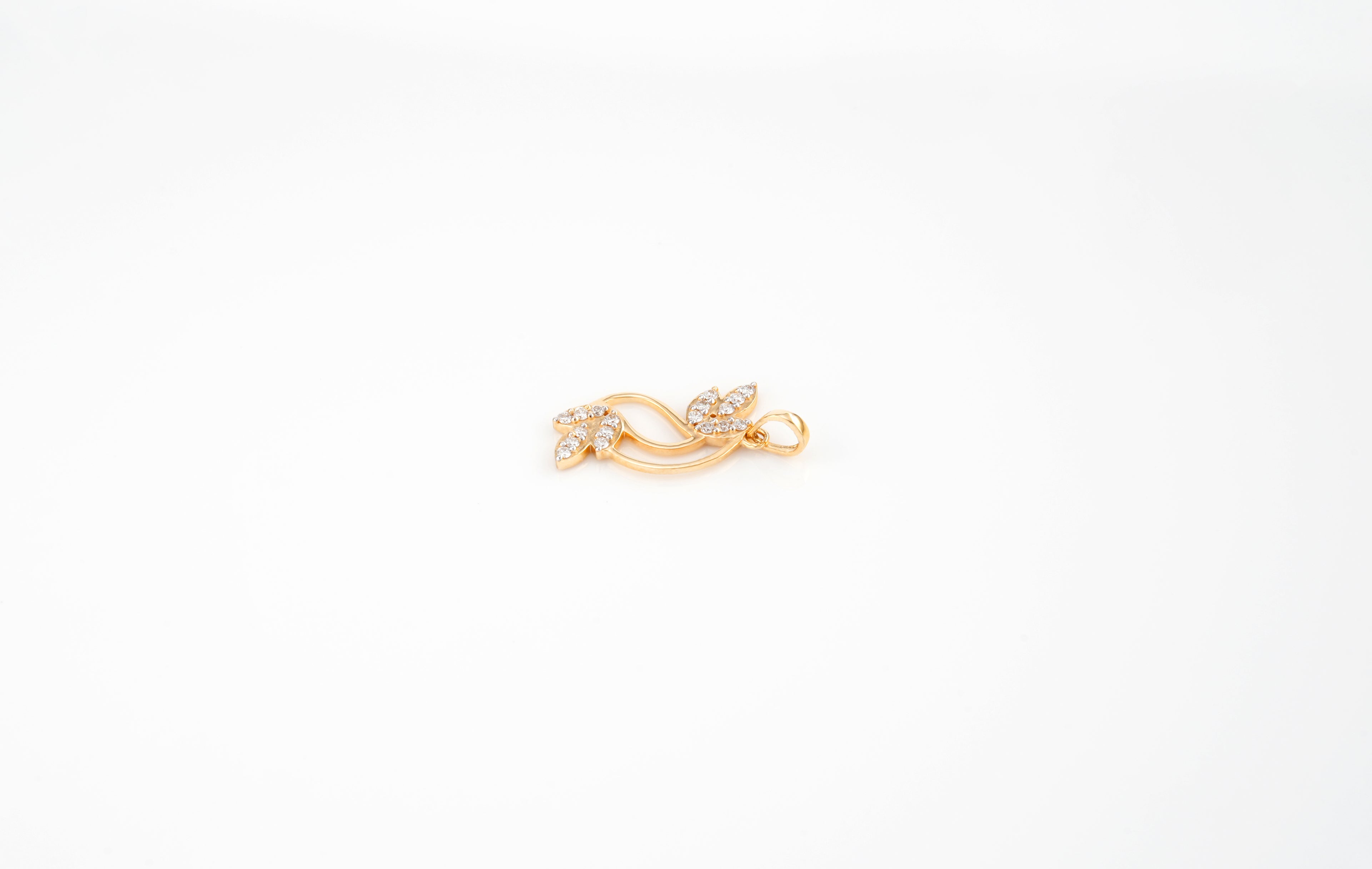 Nature Leaf Spark Pendant   - PND509