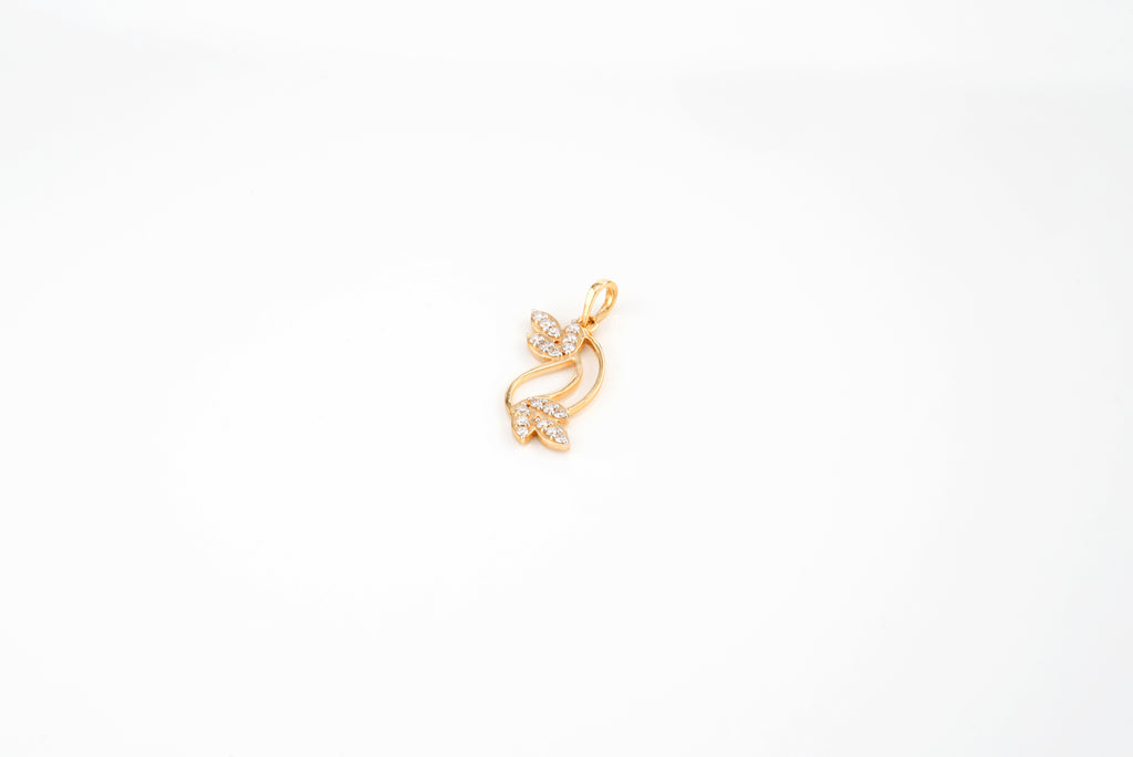 Nature Leaf Spark Pendant   - PND509