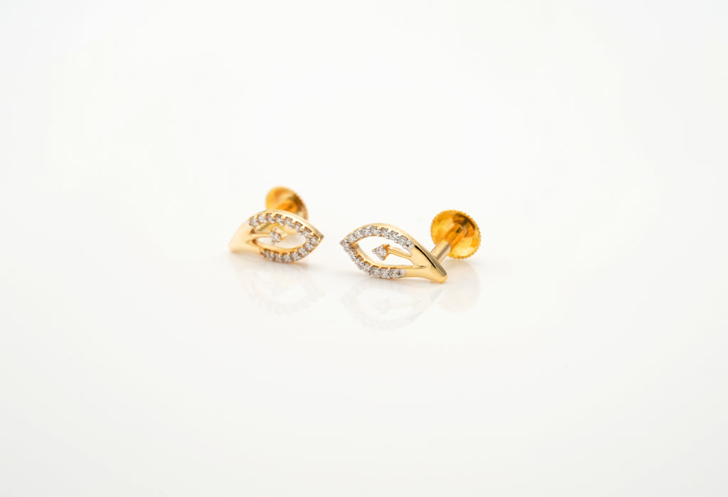 Diamond Leafall Earring - STDD310