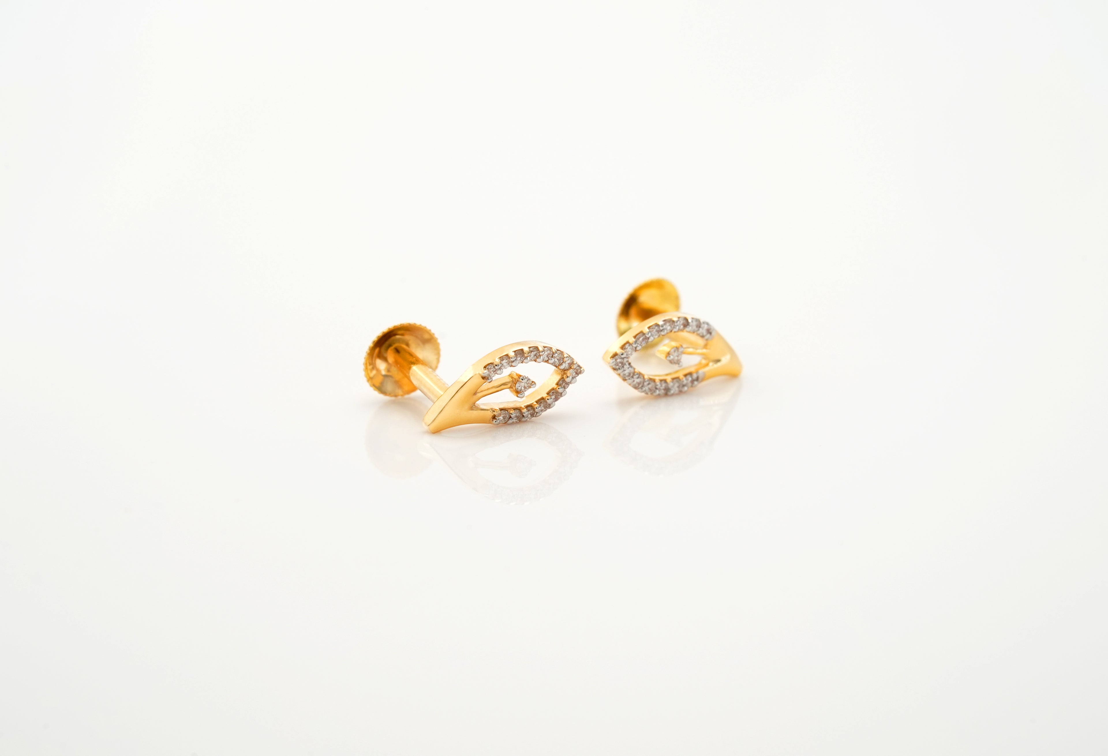 Diamond Leafall Earring - STDD310