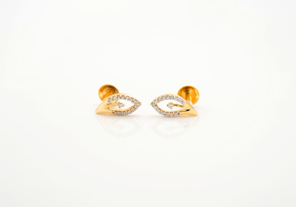 Diamond Leafall Earring - STDD310